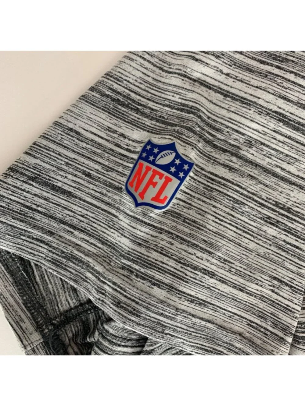 New Orleans Saints NFL Gray Black Nike Dri Fit Athletic Shirt Mens XL
